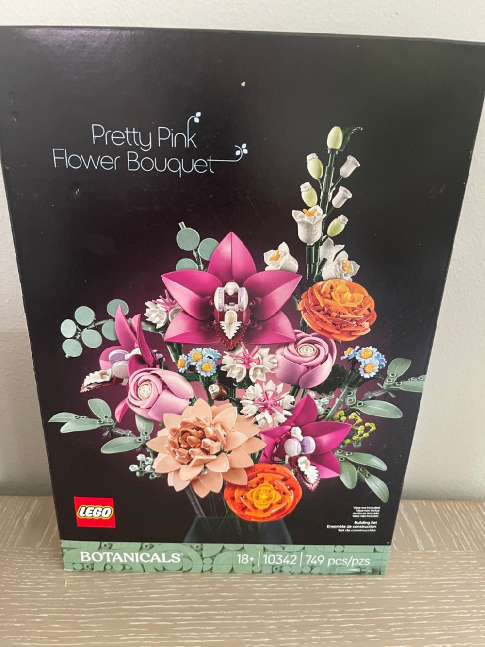 Lego Botanicals Bright Pink and Peach Floral Bouquet